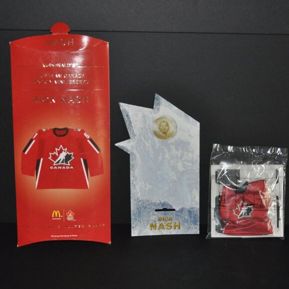 3 Sealed 2006 McDonald's Mini Hockey Jerseys Winter Olympic Team 30, 61, 97 - Picture 2 of 9